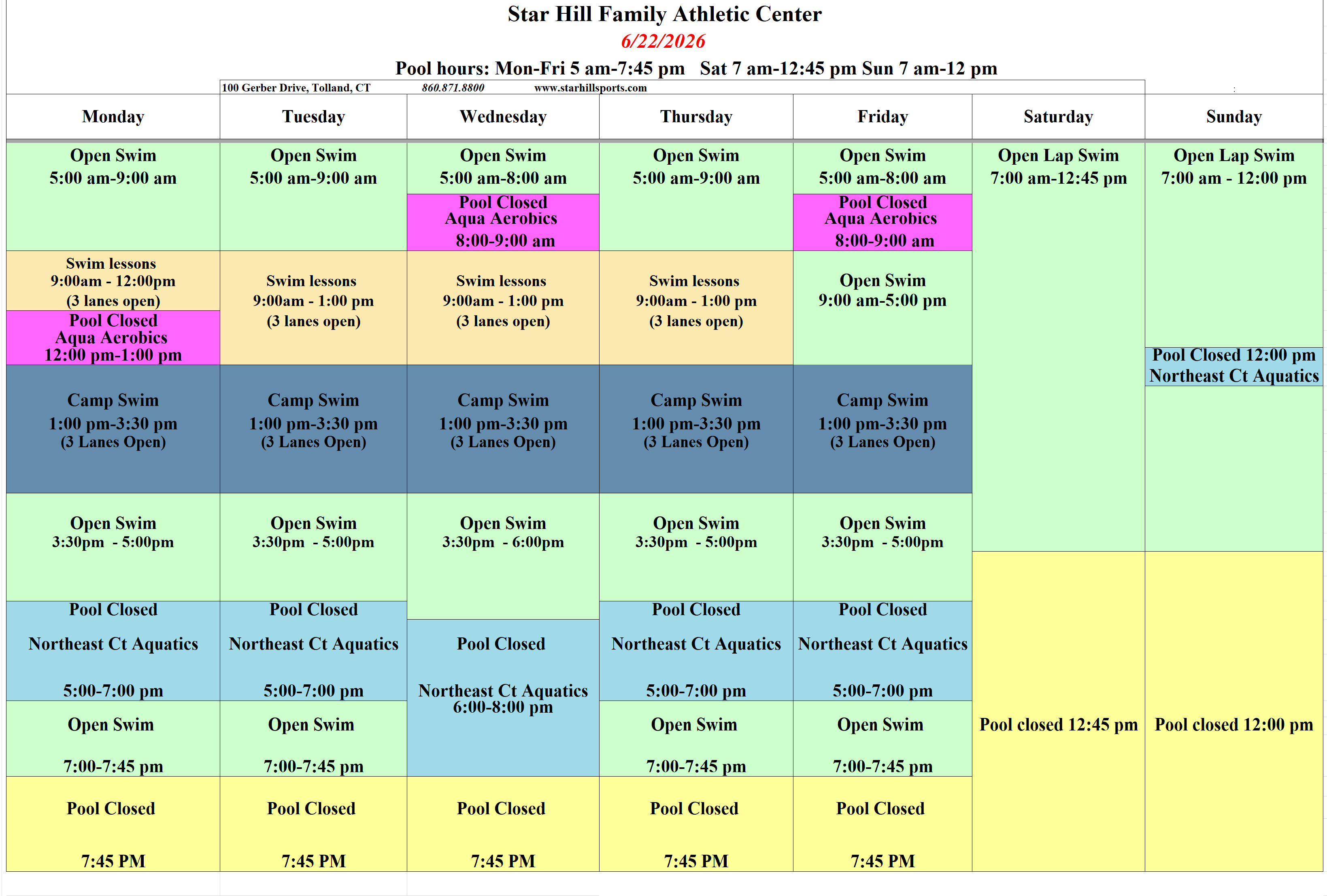 pool sch 6-22-26